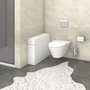Hanah Home Mueble de Baño Blanco 20x55x60cm Diseño Elegante y Amplio Almacenamiento